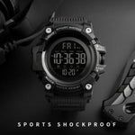 Skmei 1384 Original Digital Waterproof Sports Watch For Men Black - Skmeico