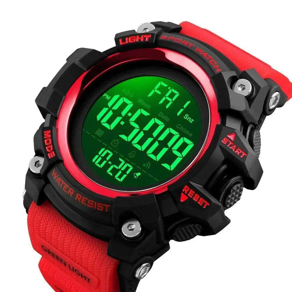 Skmei 1384 Original Luxury Men Wrist Watch Waterproof LED Electronic Digital Male Watch Countdown Stopwatch Sport Watch Mens Watches Skmei