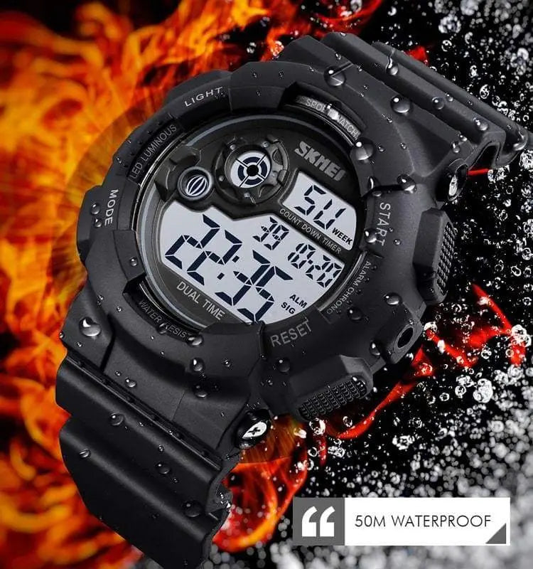 Skmei 1583 Original Digital Waterproof watch Round Sports watch for Men Skmei