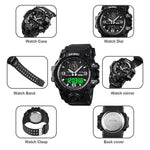 Skmei 1586 Original Relojes 50M Waterproof Military Sport Watch Analog Digital Trendy Wrist Watch for Men Skmei