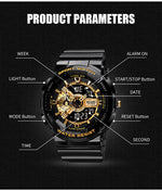 Skmei 1688 Analog Digital sports waterproof watch for men