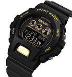 Skmei 1775 Black Original Multifunction Sport Wrist Watch Army Military Led Clock Waterproof Digital Watch for Boys & Girls Skmei