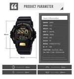 Skmei 1775 Black Original Multifunction Sport Wrist Watch Army Military Led Clock Waterproof Digital Watch for Boys & Girls Skmei