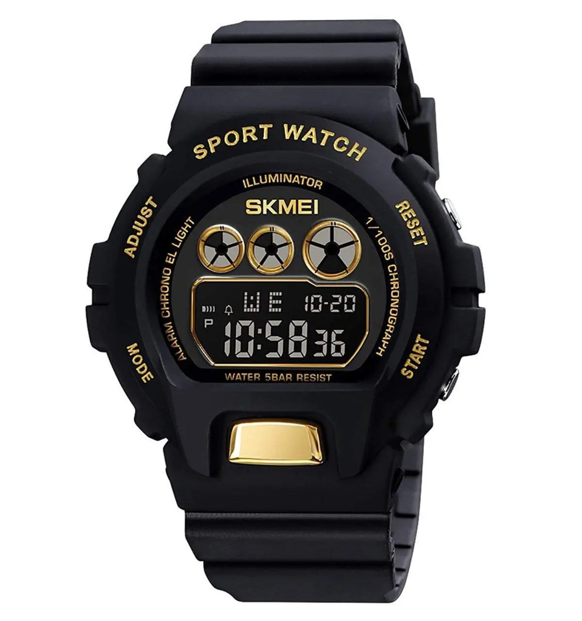 Skmei 1775 Black Original Multifunction Sport Wrist Watch Army Military Led Clock Waterproof Digital Watch for Boys & Girls Skmei
