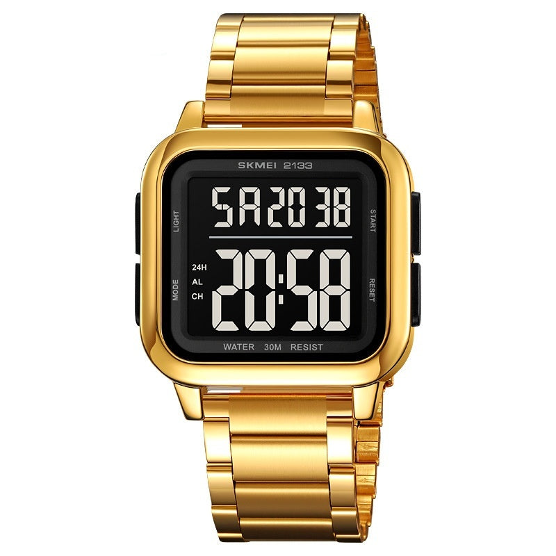 Skmei 2133 New Trend Steel Square dial digital sports watch for Men