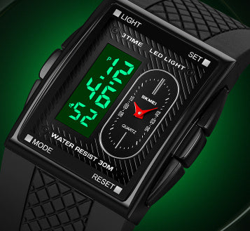 Skmei 2213 Analog Digital Square watch for Men