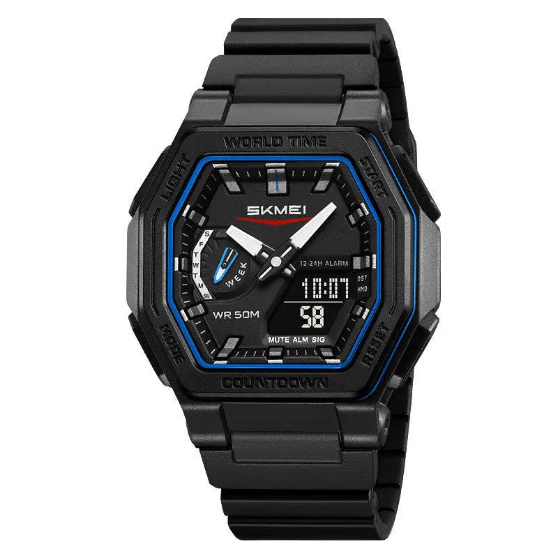 Skmei 2438 Waterproof Multi-function Analog Digital Watch For Students Skmei
