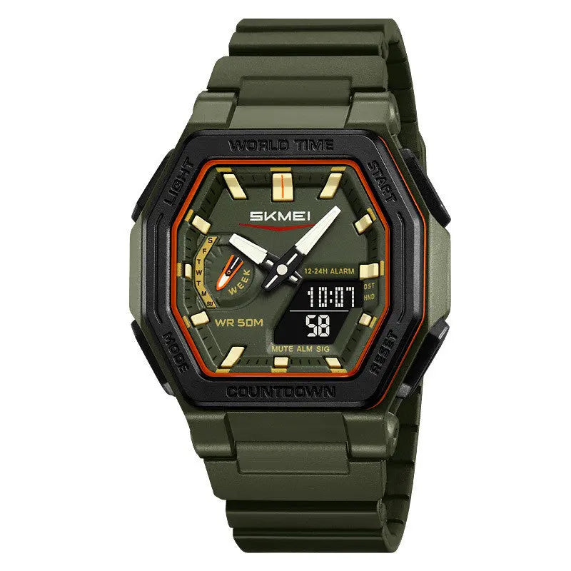 Skmei 2438 Waterproof Multi-function Analog Digital Watch For Students Skmei