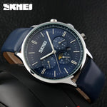 Skmei 9117 Original Analog Quartz Moon Phase Watch For Men - Skmeico
