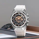 Skmei 9377 Quartz Watch with Silica Strap for Men