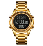 Skmei Arab Qibla Azan Steel Digital Watch For Men 1667 Original - Skmeico