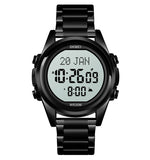 Skmei Arab Qibla Azan Steel Digital Watch For Men 1667 Original - Skmeico