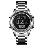 Skmei Arab Qibla Azan Steel Digital Watch For Men 1667 Original - TempoqWatch
