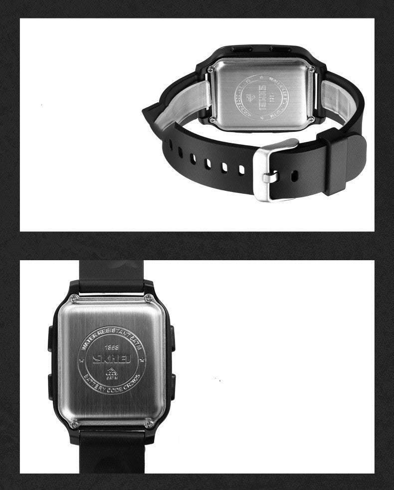Skmei Square Waterproof Digital Sports Watch 1858 Original - TempoqWatch