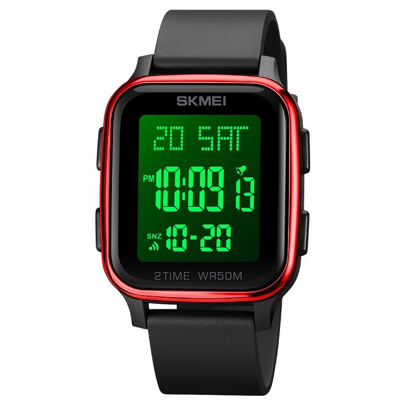 Skmei Square Waterproof Digital Sports Watch 1858 Original - TempoqWatch