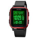 Skmei Square Waterproof Digital Sports Watch 1858 Original - TempoqWatch