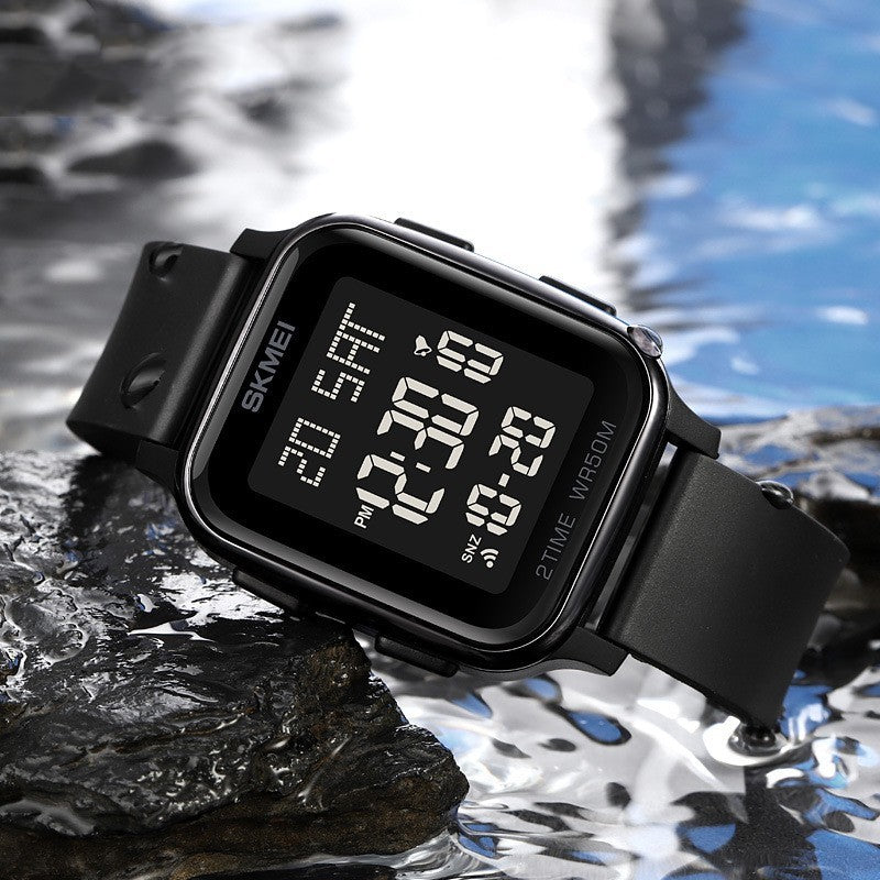 Skmei Square Waterproof Digital Sports Watch 1858 Original - TempoqWatch