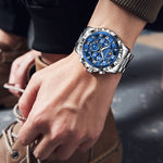 TINAIBIN Multi-functional High-grade Luminous Quartz Watch For Men TIN6626 - Skmeico