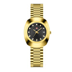 Va Va Voom Couple Quartz Watch Yellow Gold Diamond Waterproof Steel Belt Watch