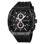 Skmei 2363 Multi-function Chronograph Three-hand Watch Barrel-shaped Quartz watch for men Skmei