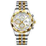 Bestwin BW1734 Luminous thin steel quartz watch for men