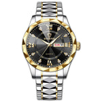 BINBOND Waterproof Luminous Dual Calendar Watch Men's