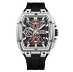 Mini Focus MF0602G Multi function Barrel shape quartz watch for Men Mini Focus