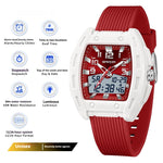 Sanda 6330 Sporty Stylish And Energetic Bucket-style Wristwatch for Men AKDPN