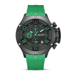 Megir MN8115G Multi-function Chronograph Sports Quartz Watch Silicone Band For Men