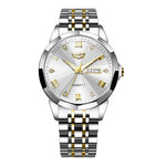 Lige LG89109 Dual-calendar Luminous Quartz Watch For Men