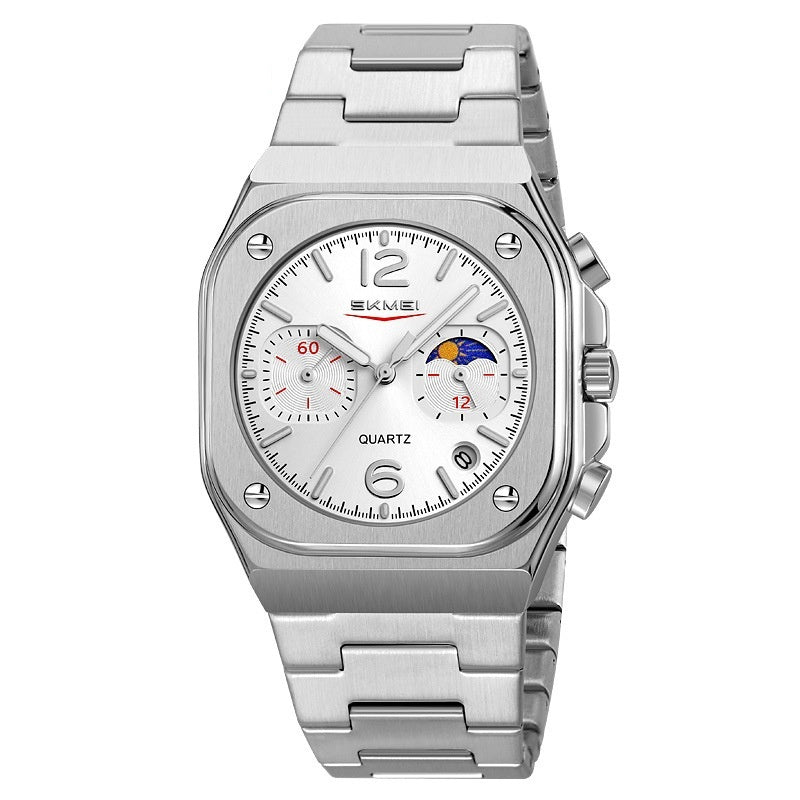 Skmei 9368 Moonphase calendar Quartz watch for Men