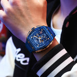 Lige Sports Multifunctional Luminous Waterproof Quartz watch for Men