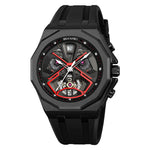 Skmei 2432 Hollow-out Waterproof Multi-function Watch For Men Skmei