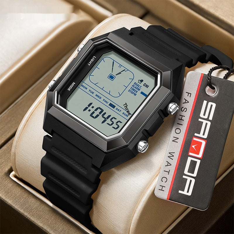 Sanda 6307 Waterproof Digital Sports Watch for Men Sanda