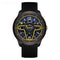 Sanda 9023 Creative Steering Wheel Quartz watch for Men