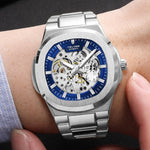 Tevise T01B Hollow Automatic Luminous Waterproof Mechanical Watch For Men Tevise