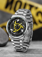 Neverstop 946 Rotating Bezel Dial Quartz Watch With A Sporty Design For Men