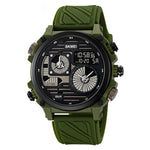 Skmei 2202 Outdoor Exploration Multi-Function Waterproof Silicone Paracord Watch for Men