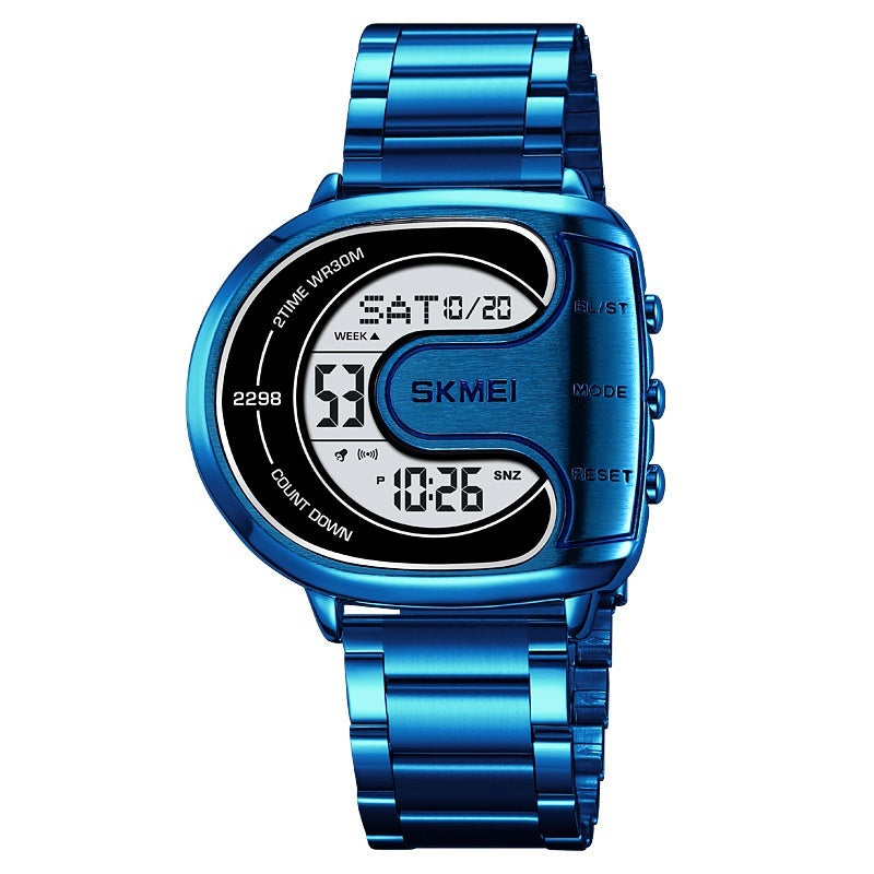 Skmei 2298 U-shaped Dial Creative Electronic Digital Watch For Men