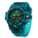 Sanda 6198 Sports Waterproof Electronic Watch for Men