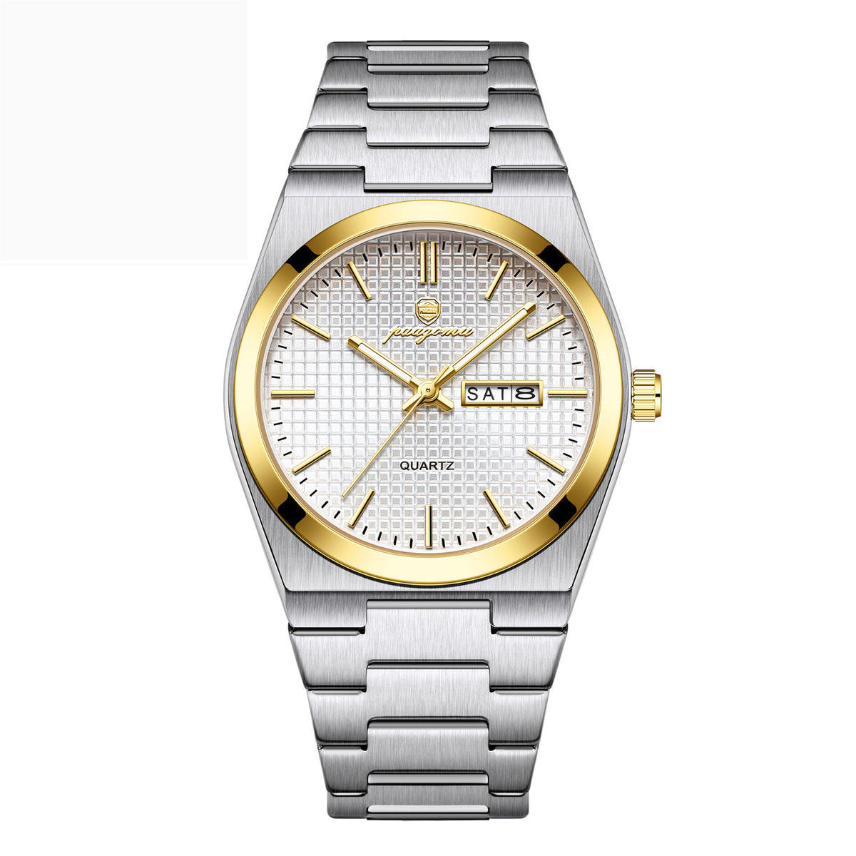 Poedagar M821 Luminous Quartz Calendar Watch For Men