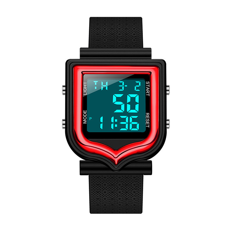 Sanda 388 Stylish Fashionable Square Outdoor Sports Digital Watch Sanda