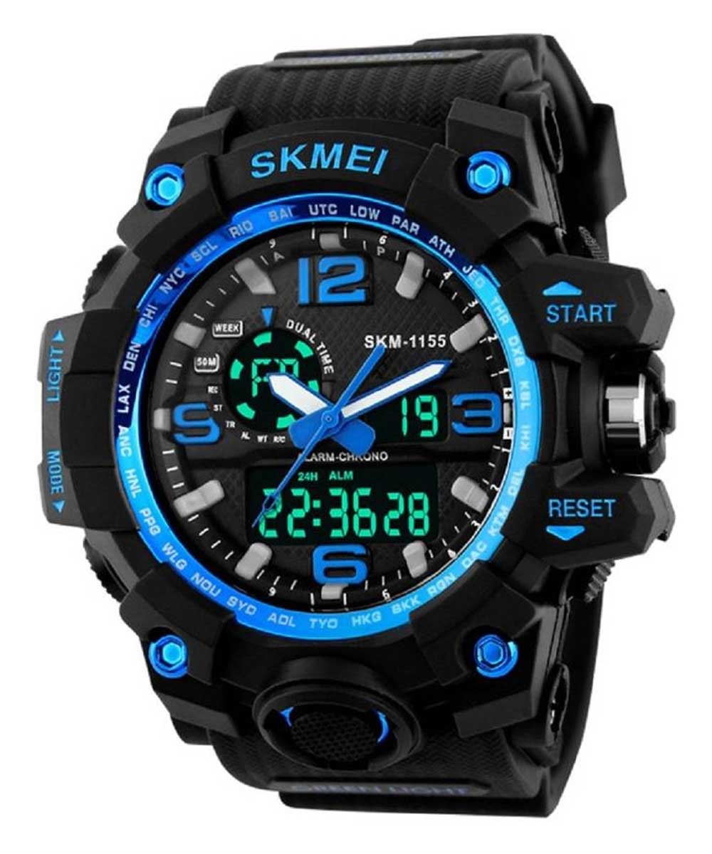 1155 Analog Digital Wrist watch For Men, Boys Skmei