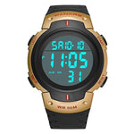 Panars 8208 Gold Digital Waterproof Heavy Duty Wrist watch For Men Panars