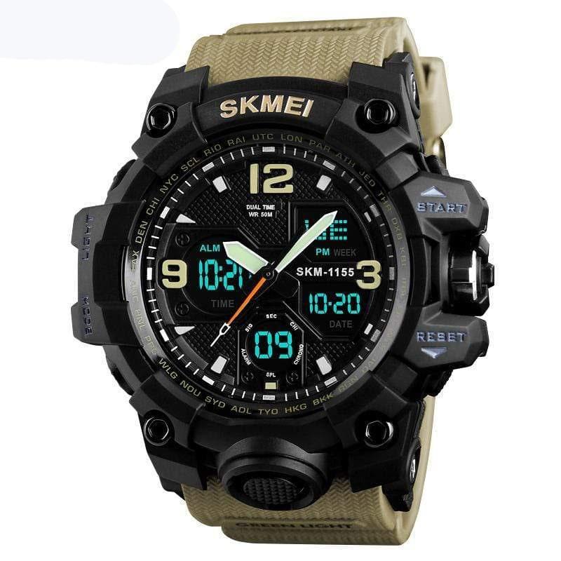 Skmei 1155B Original Analog Digital waterproof Sports watch for men Skmei