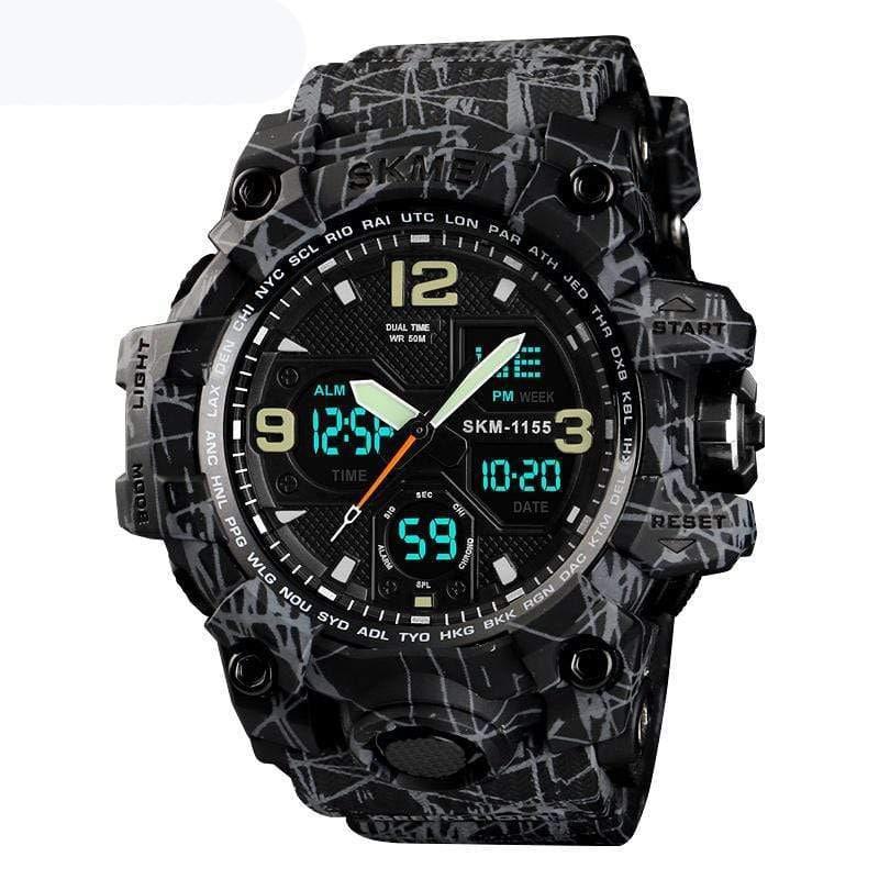 Skmei 1155B Original Analog Digital waterproof Sports watch for men Skmei