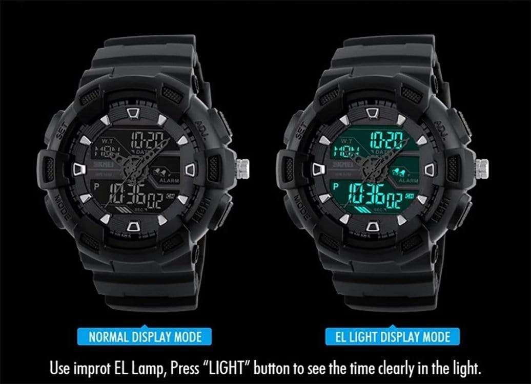 Skmei 1189 Original Analog Digital waterproof sport watch for Boys For Men Skmei