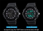 Skmei 1189 Original Analog Digital waterproof sport watch for Boys For Men Skmei
