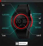 Skmei 1269 Original Digital waterproof designer watch for Girls Women Skmei