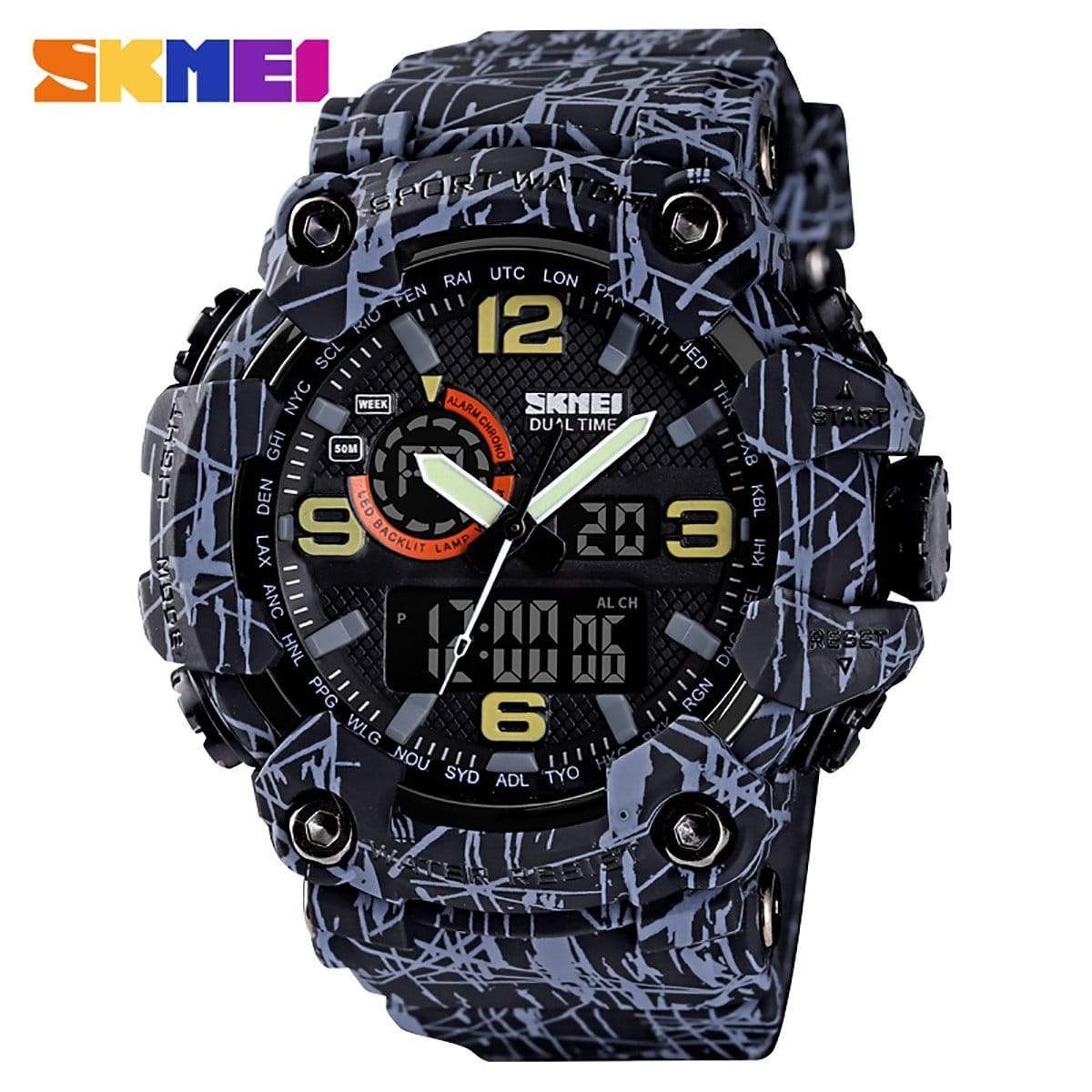 Skmei 1520 Original Analog Digital Multifunction watch for Men Skmei